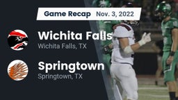 Recap: Wichita Falls  vs. Springtown  2022