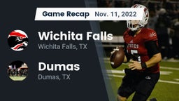 Recap: Wichita Falls  vs. Dumas  2022