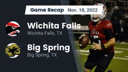 Recap: Wichita Falls  vs. Big Spring  2022