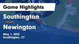 Southington  vs Newington  Game Highlights - May 1, 2023