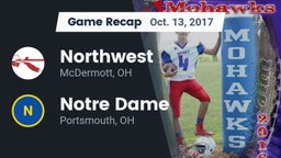 Recap: Northwest  vs. Notre Dame  2017