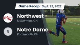 Recap: Northwest  vs. Notre Dame  2022