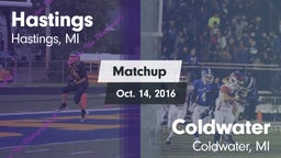Matchup: Hastings vs. Coldwater  2016