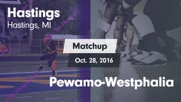 Matchup: Hastings vs. Pewamo-Westphalia 2016