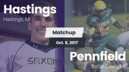 Matchup: Hastings vs. Pennfield  2017