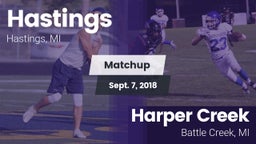 Matchup: Hastings vs. Harper Creek  2018