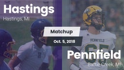 Matchup: Hastings vs. Pennfield  2018