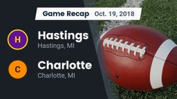 Recap: Hastings  vs. Charlotte  2018