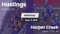 Matchup: Hastings vs. Harper Creek  2019