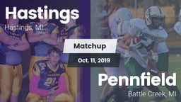 Matchup: Hastings vs. Pennfield  2019