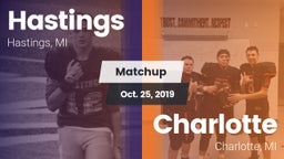 Matchup: Hastings vs. Charlotte  2019