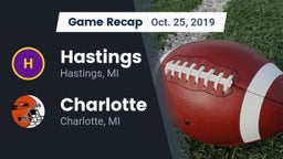 Recap: Hastings  vs. Charlotte  2019