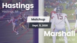 Matchup: Hastings vs. Marshall  2020