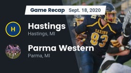Recap: Hastings  vs. Parma Western  2020