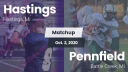 Matchup: Hastings vs. Pennfield  2020