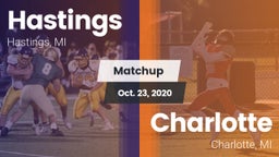 Matchup: Hastings vs. Charlotte  2020
