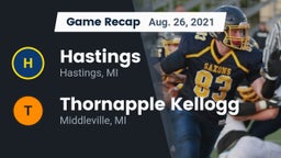 Recap: Hastings  vs. Thornapple Kellogg  2021