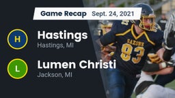 Recap: Hastings  vs. Lumen Christi  2021