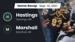 Recap: Hastings  vs. Marshall  2021