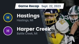 Recap: Hastings  vs. Harper Creek  2023