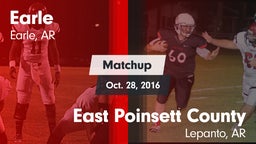 Matchup: Earle vs. East Poinsett County  2016