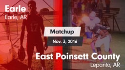 Matchup: Earle vs. East Poinsett County  2016