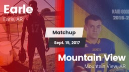 Matchup: Earle vs. Mountain View  2017
