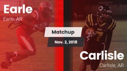 Matchup: Earle vs. Carlisle  2018