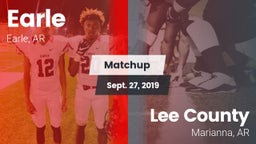 Matchup: Earle vs. Lee County  2019