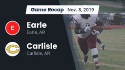 Recap: Earle  vs. Carlisle  2019