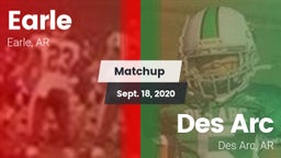 Matchup: Earle vs. Des Arc  2020