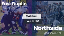 Matchup: East Duplin vs. Northside  2016
