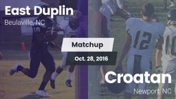 Matchup: East Duplin vs. Croatan  2016