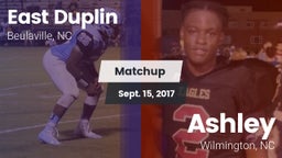 Matchup: East Duplin vs. Ashley  2017