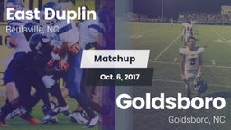 Matchup: East Duplin vs. Goldsboro  2017