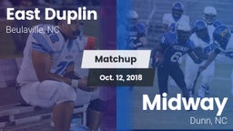 Matchup: East Duplin vs. Midway  2018