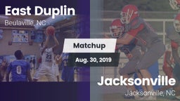 Matchup: East Duplin vs. Jacksonville  2019