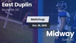 Matchup: East Duplin vs. Midway  2019