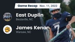 Recap: East Duplin  vs. James Kenan  2022