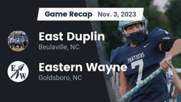 Recap: East Duplin  vs. Eastern Wayne  2023