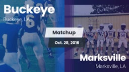 Matchup: Buckeye vs. Marksville  2016