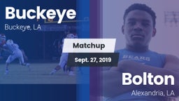 Matchup: Buckeye vs. Bolton  2019
