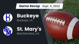 Recap: Buckeye  vs. St. Mary's  2022