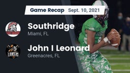 Recap: Southridge  vs. John I Leonard  2021