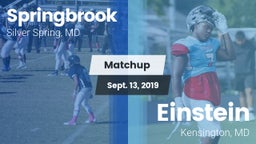 Matchup: Springbrook vs. Einstein  2019