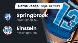 Recap: Springbrook  vs. Einstein  2019