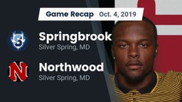 Recap: Springbrook  vs. Northwood  2019