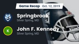 Recap: Springbrook  vs. John F. Kennedy  2019