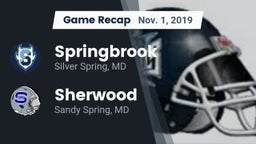 Recap: Springbrook  vs. Sherwood  2019