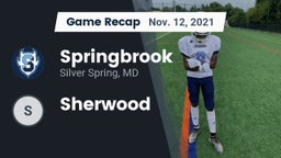 Recap: Springbrook  vs. Sherwood  2021